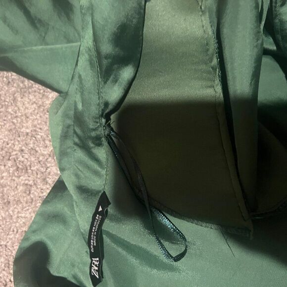 ZARA Heavy Satin Effect Dress NWOT size xs - Picture 14 of 16